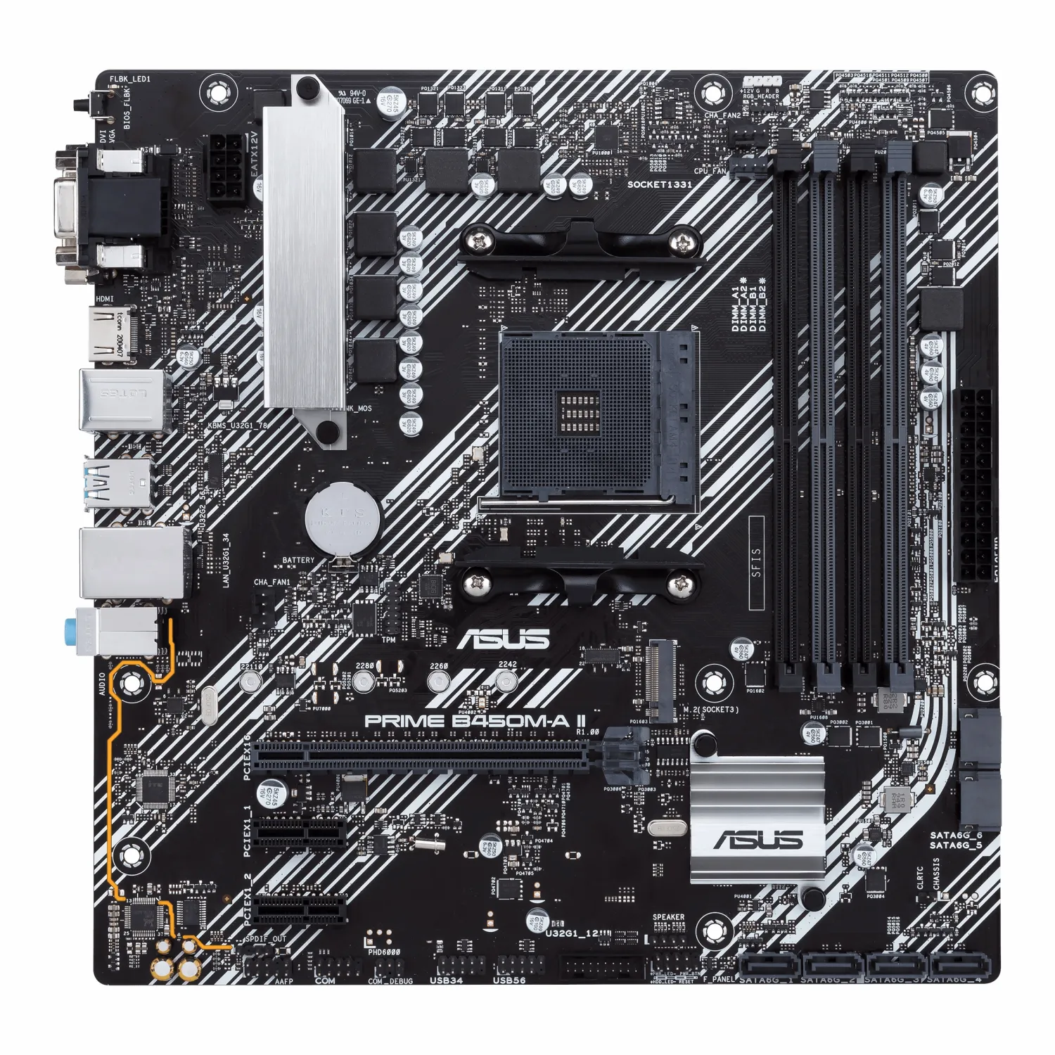 مادربرد ASUS Prime B450M-A II - تصویر گالری 2