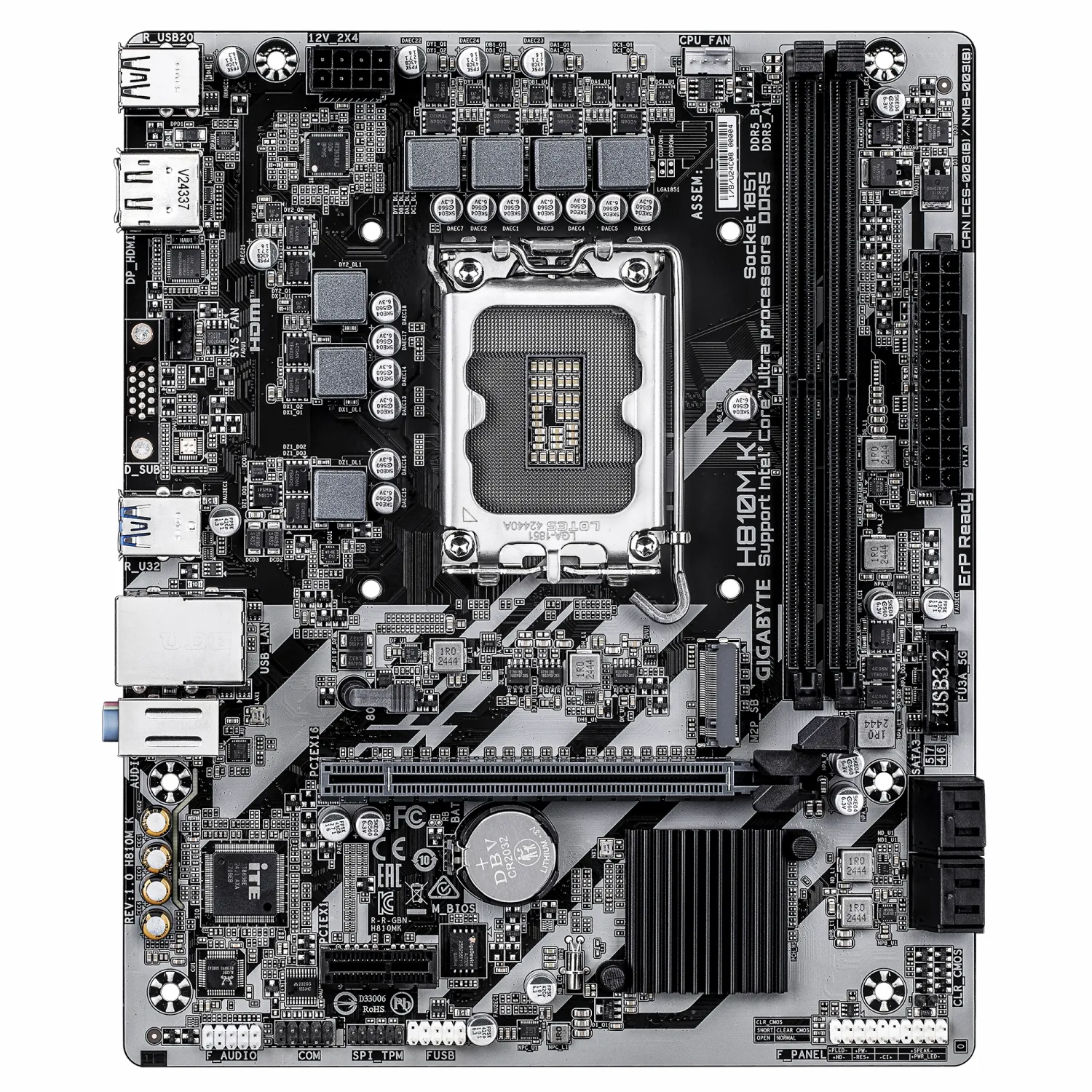 مادربرد GIGABYTE H810M K - تصویر گالری 2
