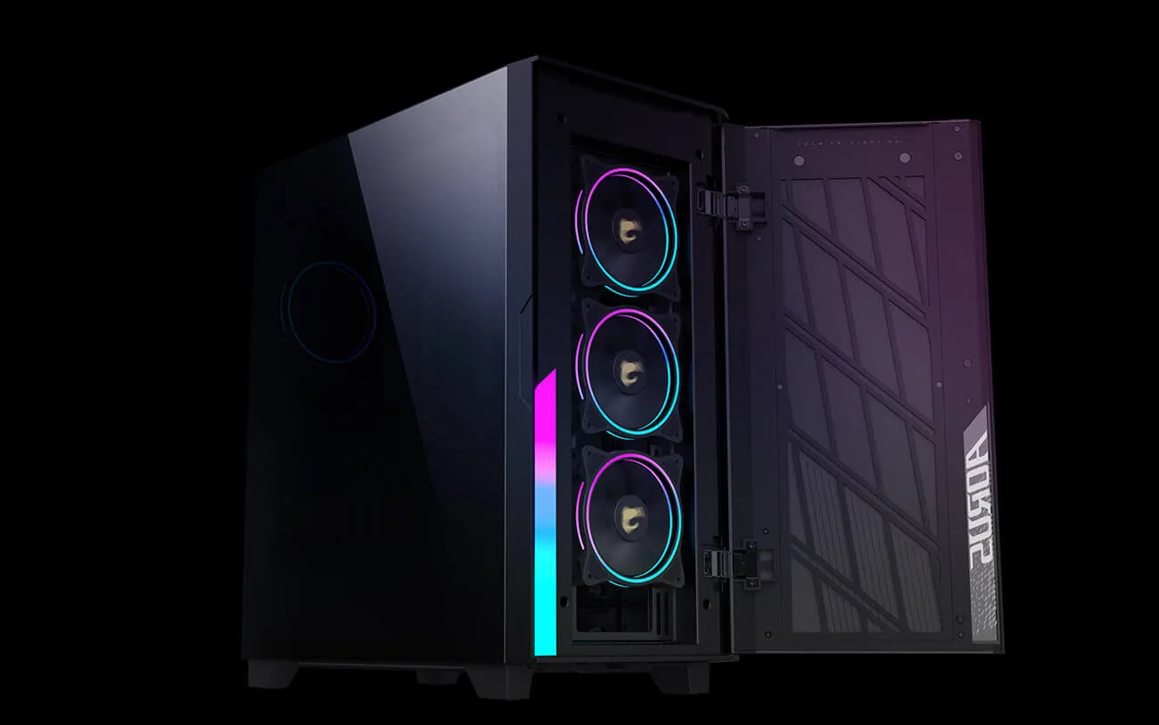 CASE GIGABYTE AORUS C300 GLASS GB-AC300G - تصویر گالری 6