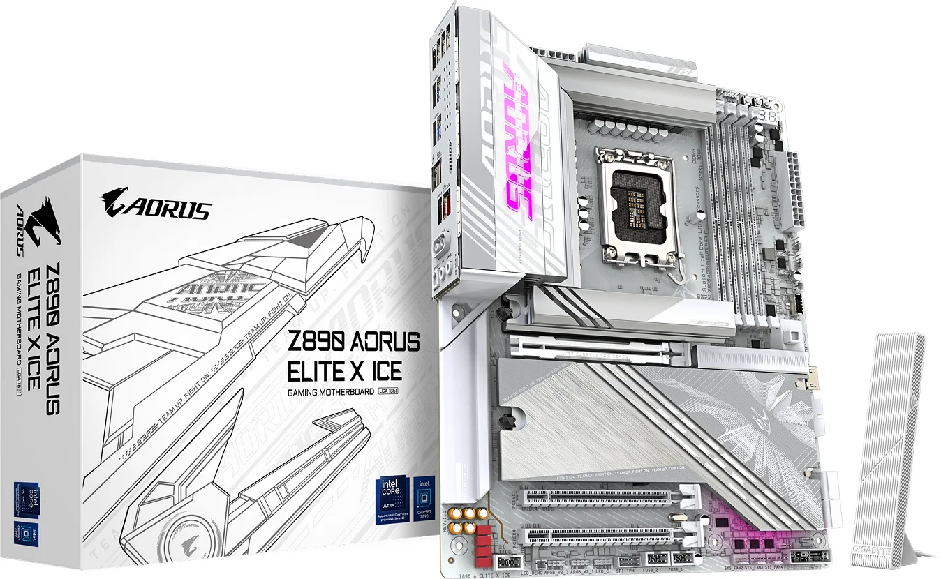 MB GIGABYTE Z890 AORUS ELITE X ICE DDR5 - تصویر گالری 4