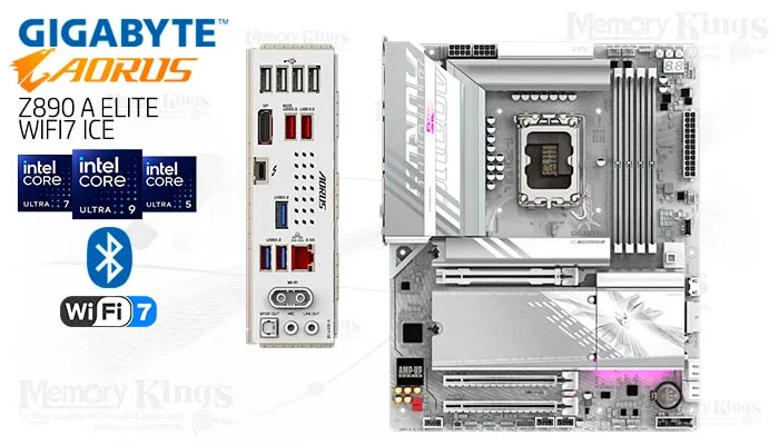 MB GIGABYTE Z890 AORUS ELITE WIFI7 ICE DDR5 - تصویر گالری 1