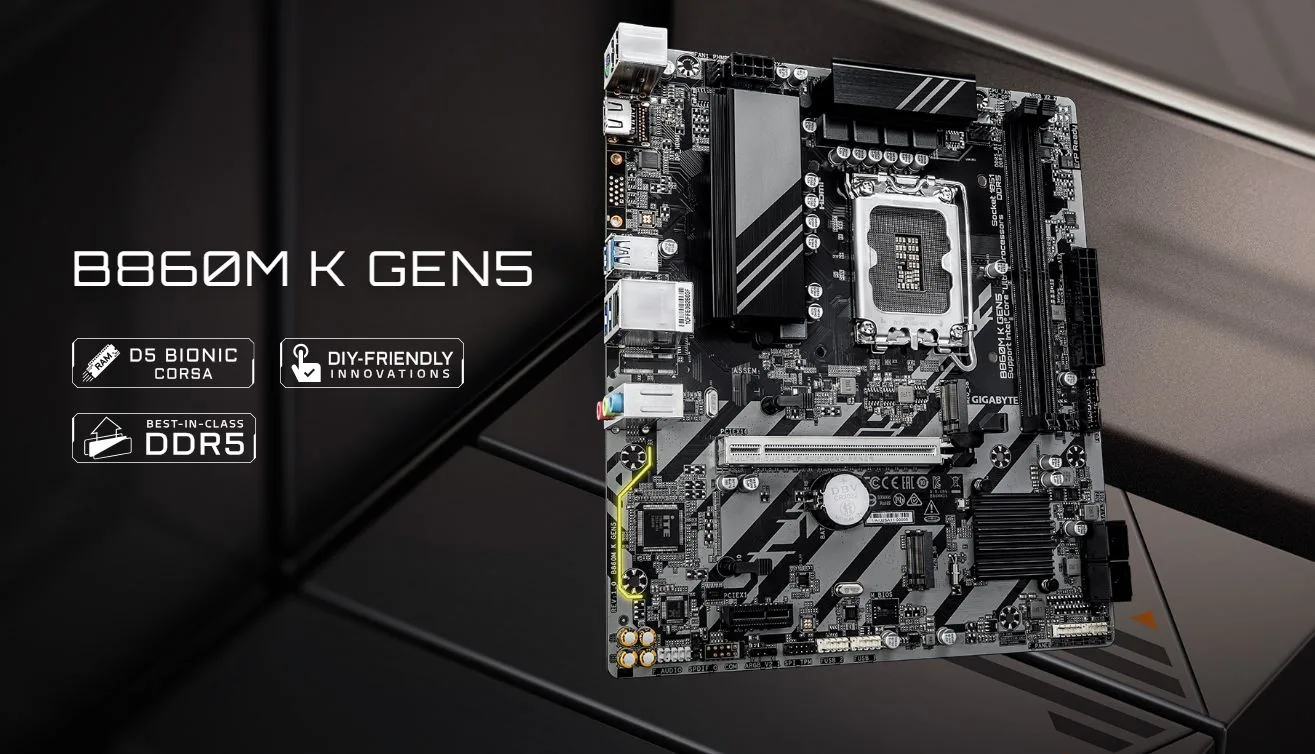 MB GIGABYTE B860 MK DDR5 - تصویر گالری 3