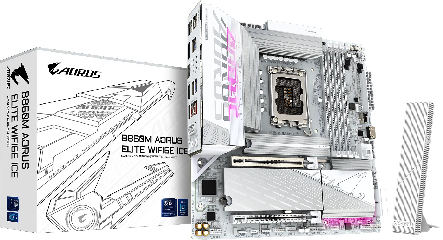 MB GIGABYTE B860M AORUS ELITE WIFI6E ICE DDR5 - تصویر گالری 4