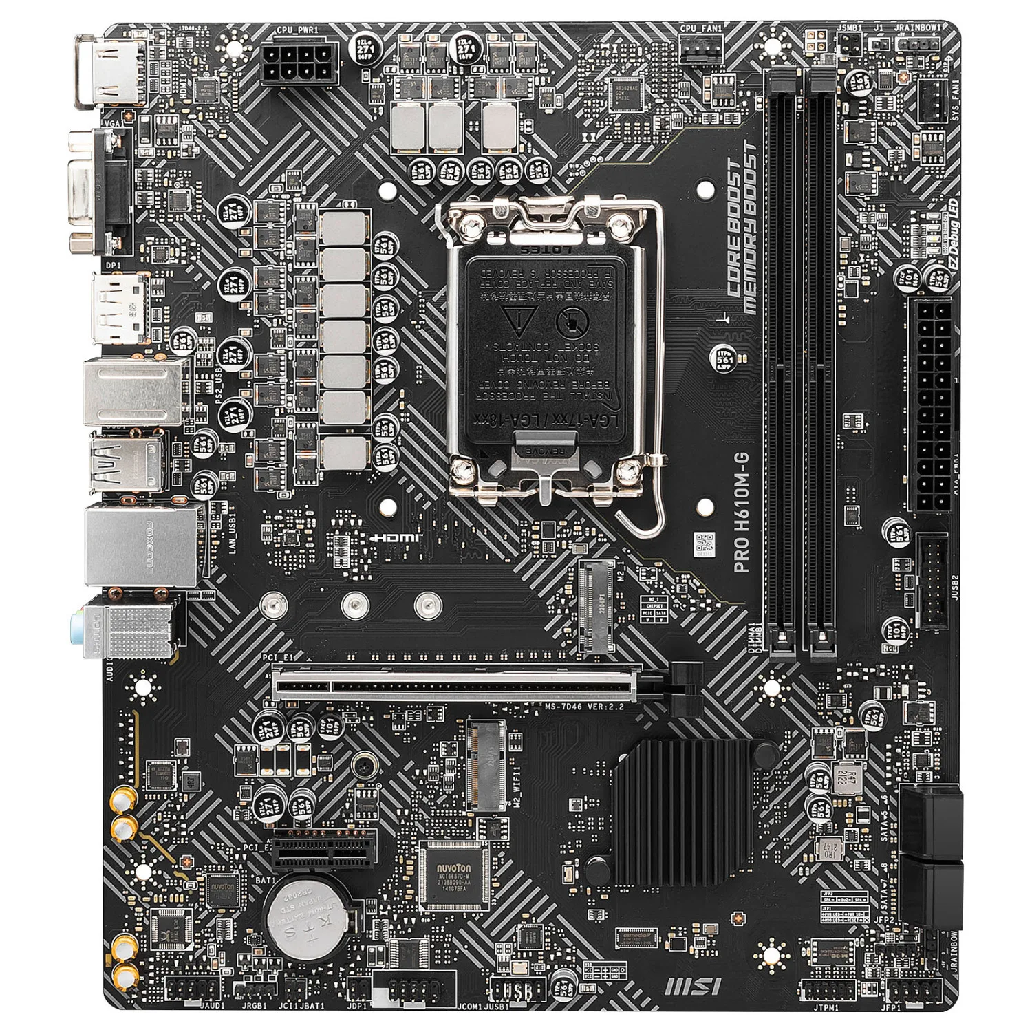 مادربرد MSI PRO H610M-G - تصویر گالری 2