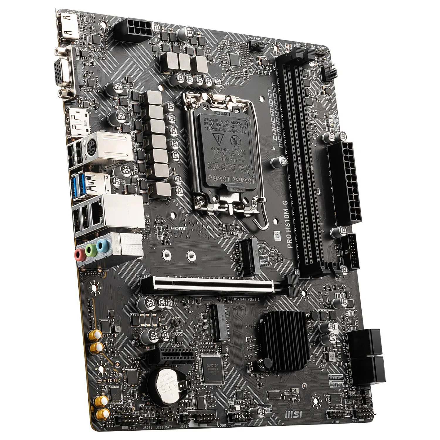 مادربرد MSI PRO H610M-G - تصویر گالری 3