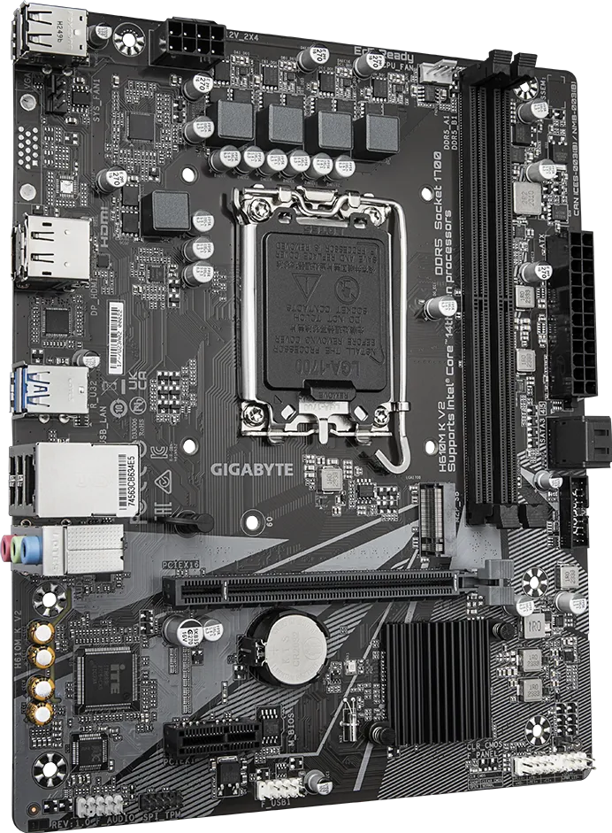 MB GIGABYTE H610 MK DDR5 V2 LGA1700 - تصویر گالری 1