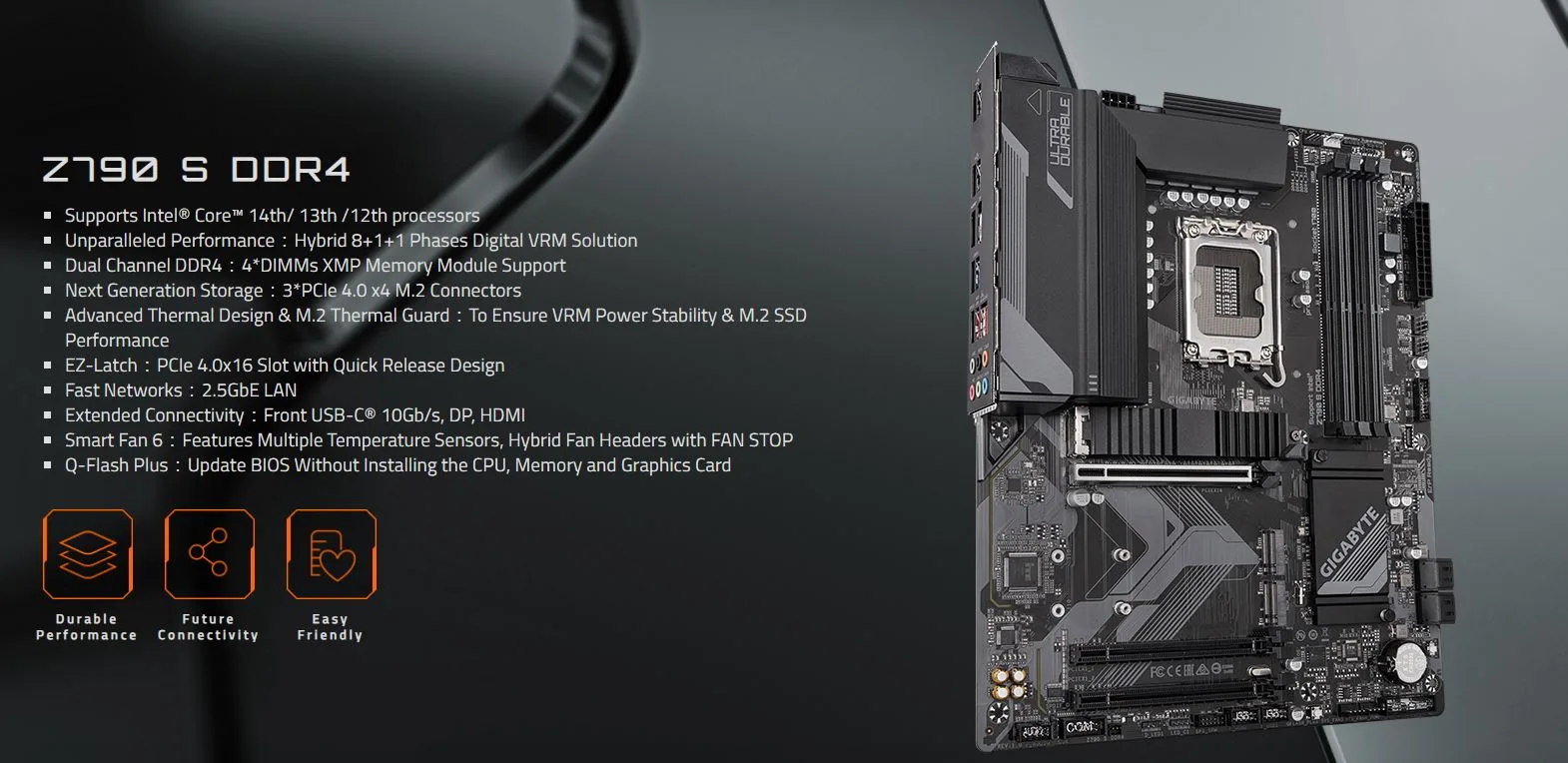 MB GIGABYTE Z790 S DDR4 - تصویر گالری 1