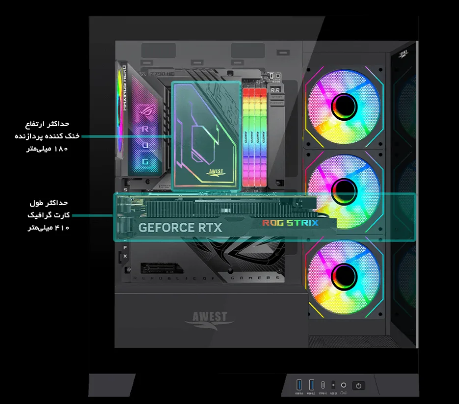 CASE AWEST GT-AQ16 - Black - تصویر گالری 2