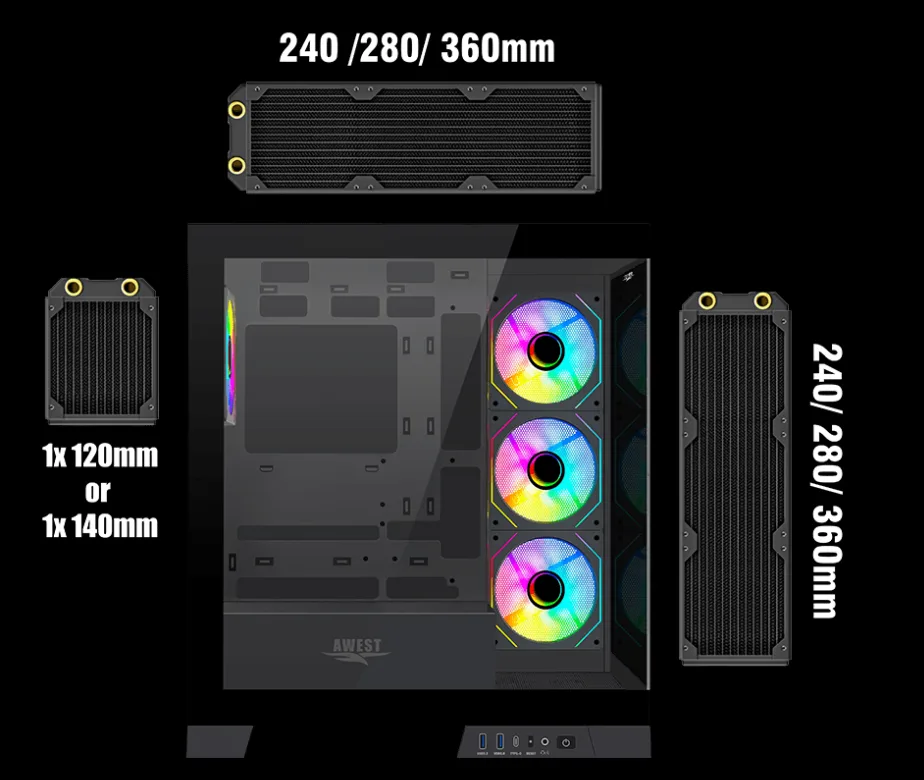 CASE AWEST GT-AQ16 - Black - تصویر گالری 4