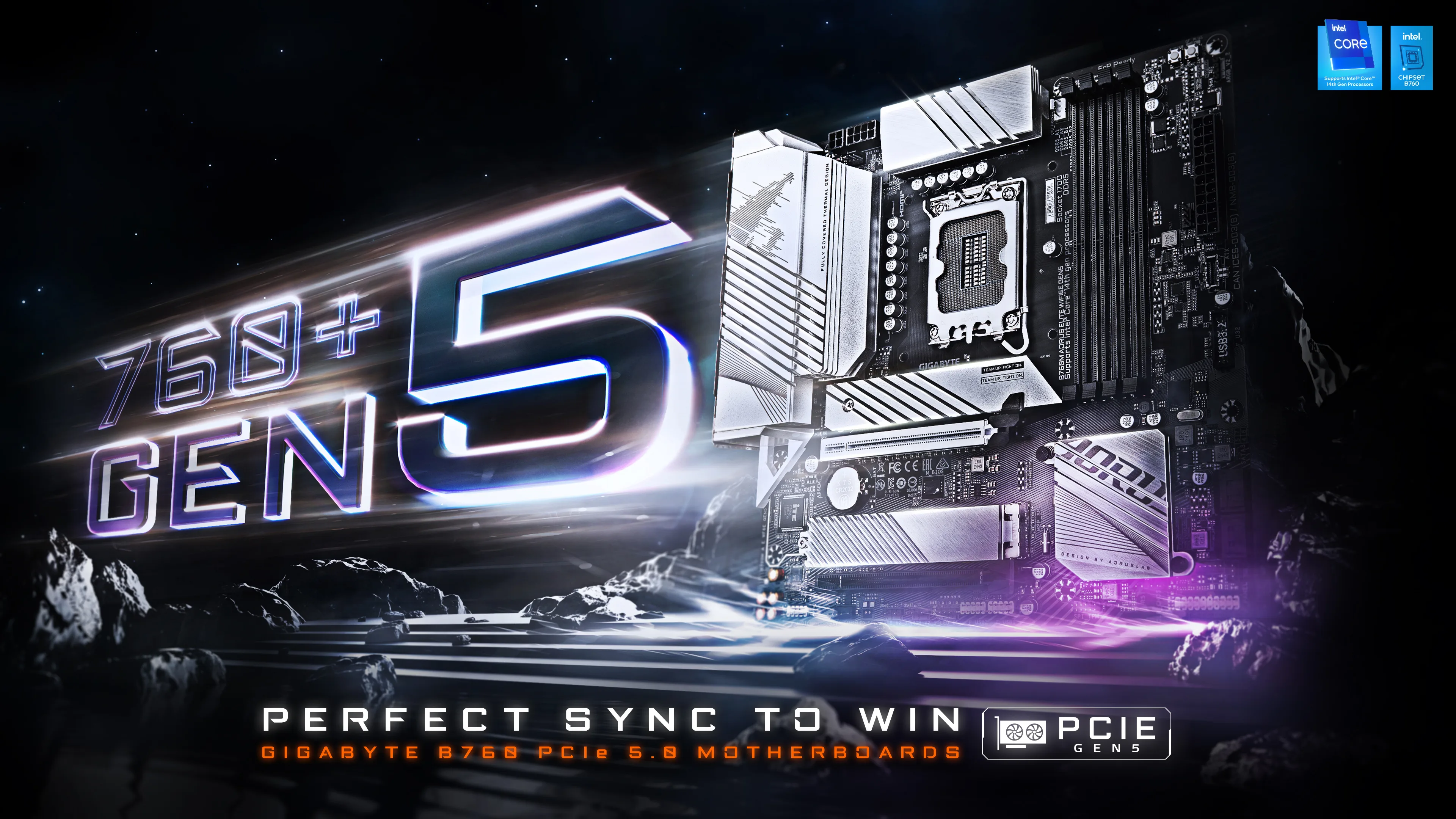 MB GIGABYTE B760M AORUS ELITE WIFI6E GEN5 DDR5 - تصویر گالری 4