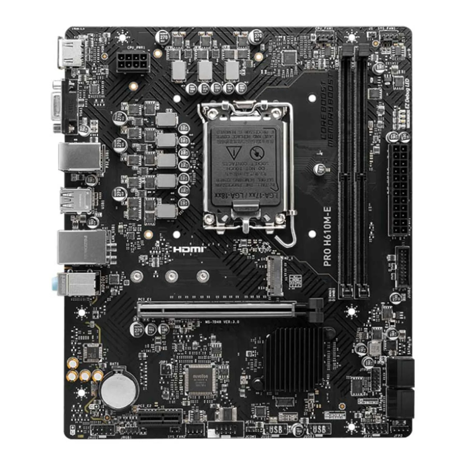 مادربرد MSI PRO H610M-E - تصویر گالری 2