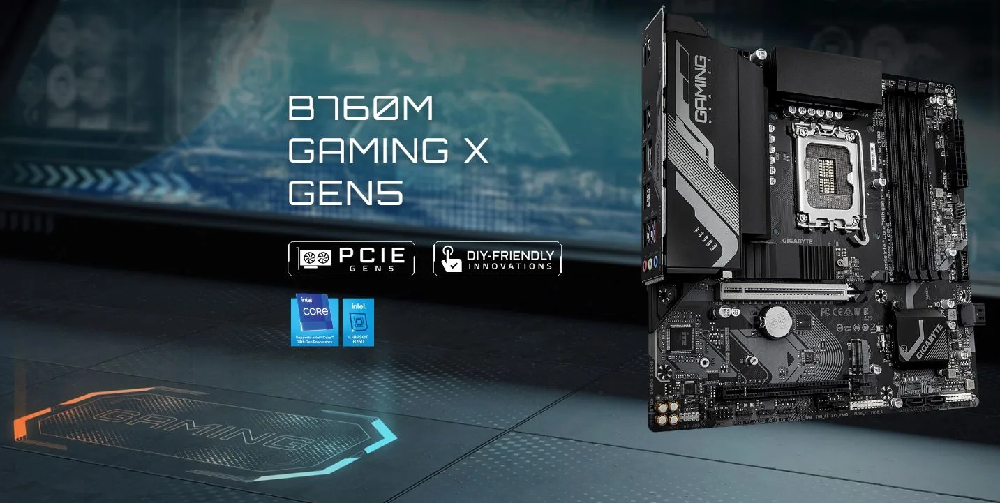 MB GIGABYTE B760M GAMING X GEN5 DDR5 - تصویر گالری 3