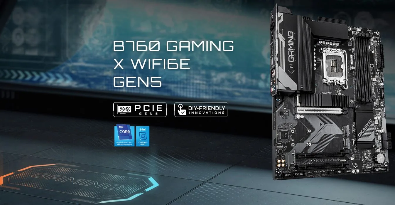 MB GIGABYTE B760G X WIFI6E GEN5 DDR5 - تصویر گالری 3