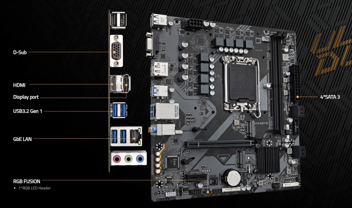 MB GIGABYTE B760 ME DDR5 - تصویر گالری 1