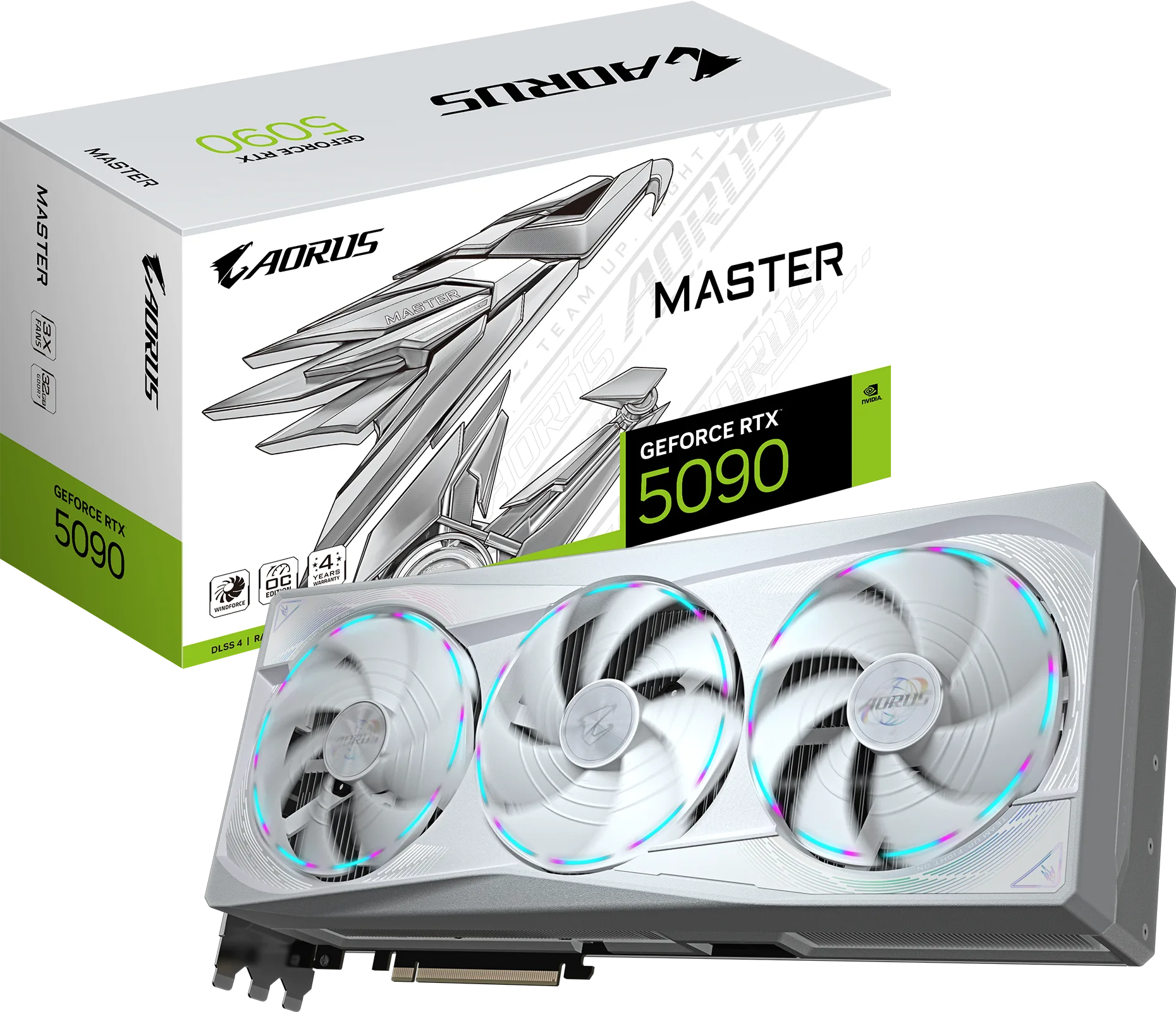 VGA GIGABYTE  RTX 5090 AORUS Master ICE 32G GDDR7 - تصویر گالری 3