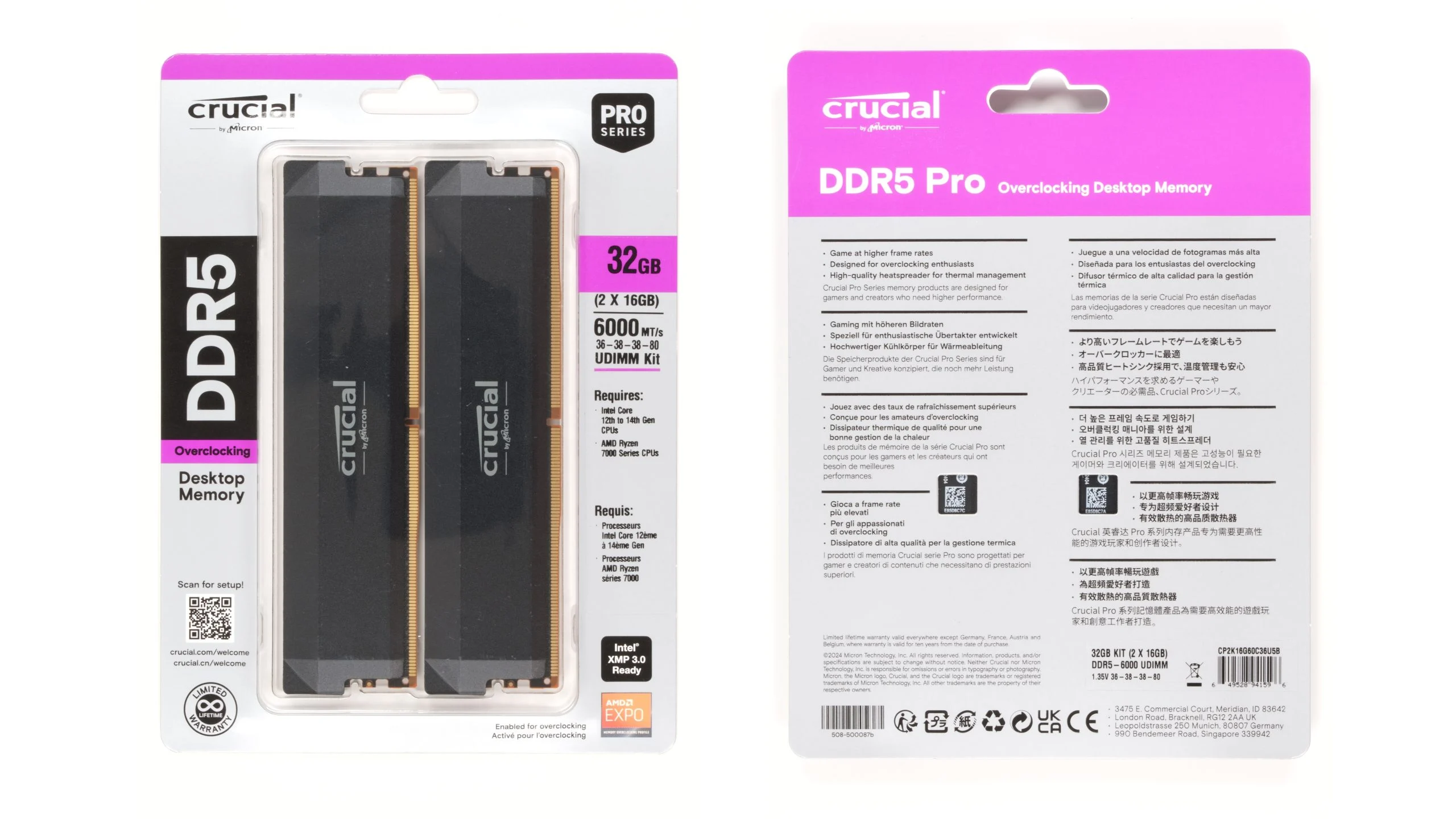 RAM Crucial 32 dual 6000 pc D5 - تصویر گالری 2
