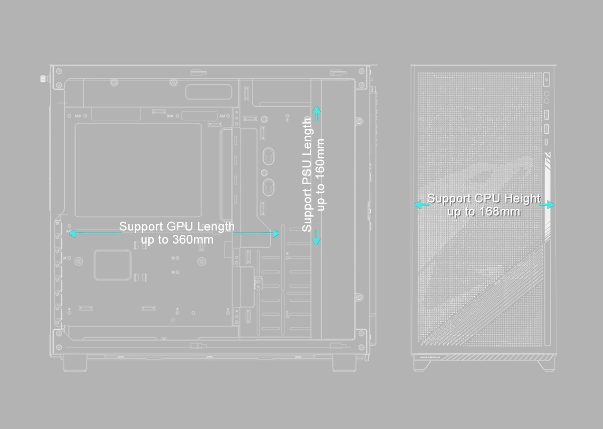 CASE GIGABYTE AORUS C400 GLASS GB-AC400G - تصویر گالری 4
