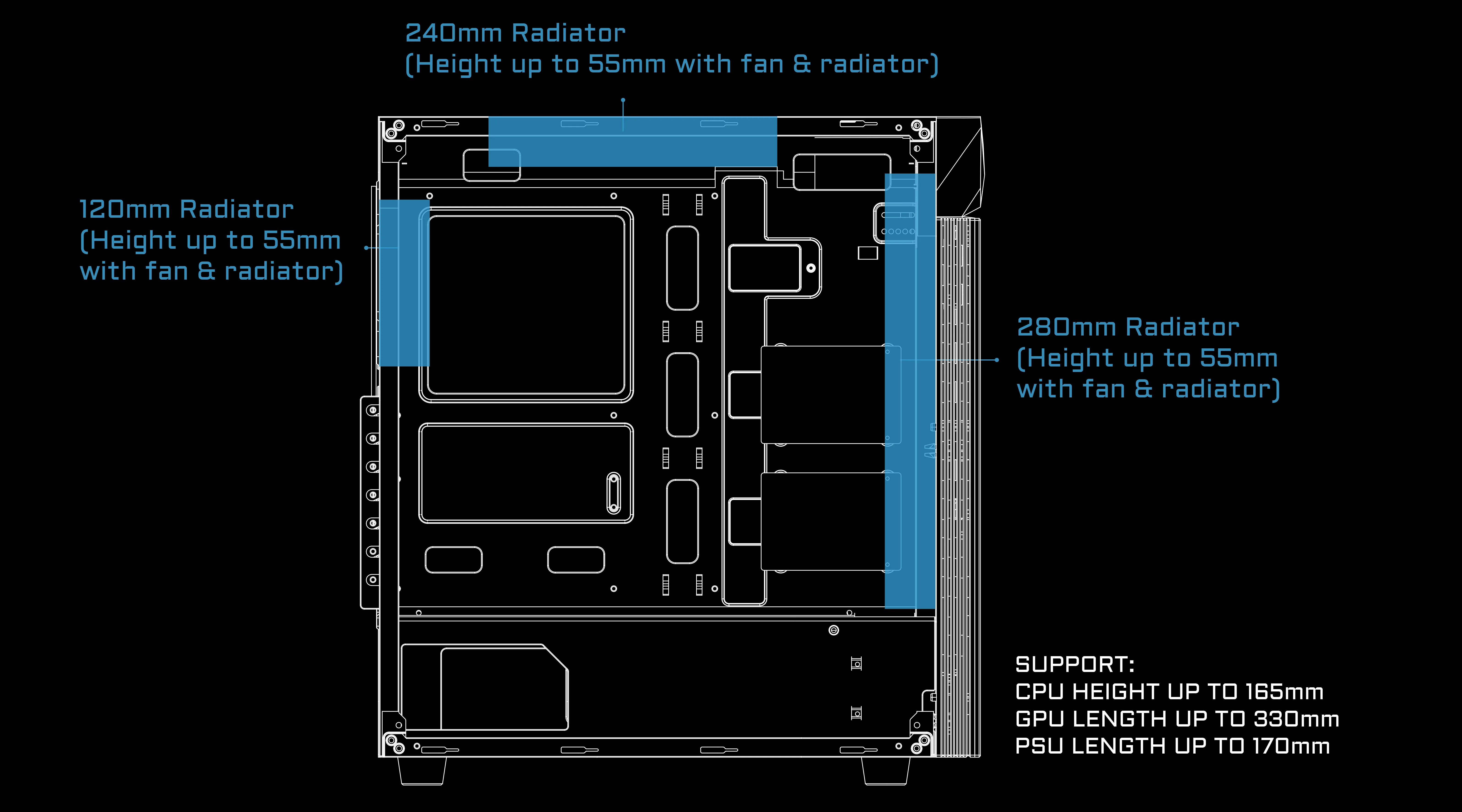 CASE GIGABYTE C200 GLASS GB-C200G - تصویر گالری 7
