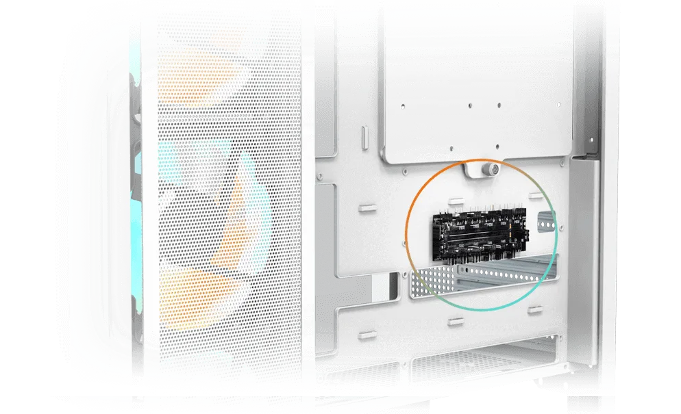 CASE GIGABYTE C500 PANORAMIC STEALTH ICE GB-C500PI ST - تصویر گالری 5