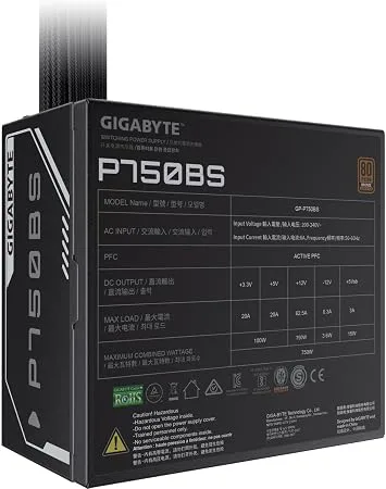PSU GIGABYTE P750BS Bronze 750W - تصویر گالری 2
