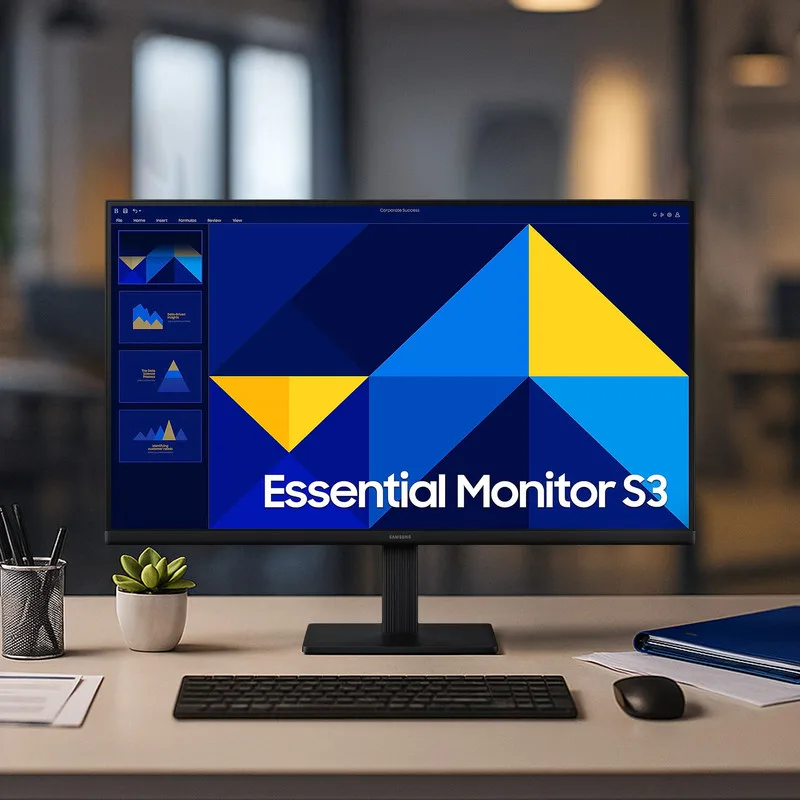 MONITOR SAMSUNG ls27D300 IPS 100HZ - تصویر گالری 10
