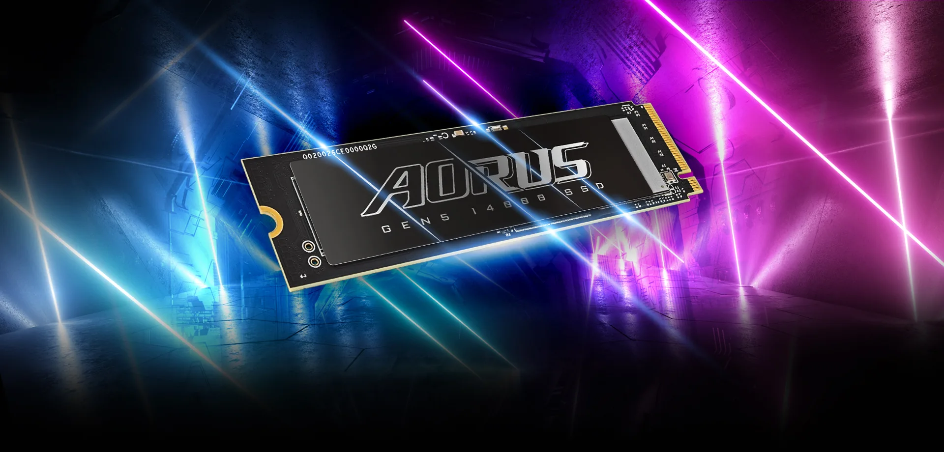 SSD Gigabyte AORUS 1TB M.2 Gen5 14000 NVMe - تصویر گالری 1