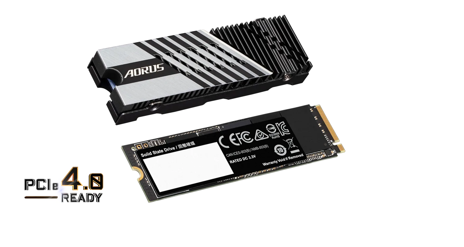 SSD Gigabyte AORUS 1TB M.2 Gen4 7300 NVMe - تصویر گالری 1