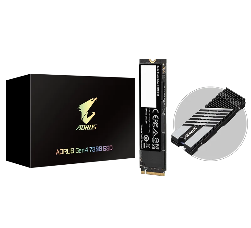 SSD Gigabyte AORUS 1TB M.2 Gen4 7300 NVMe