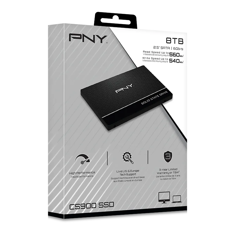 SSD PNY CS900 Series SATA III Solid State 500GB - تصویر گالری 1