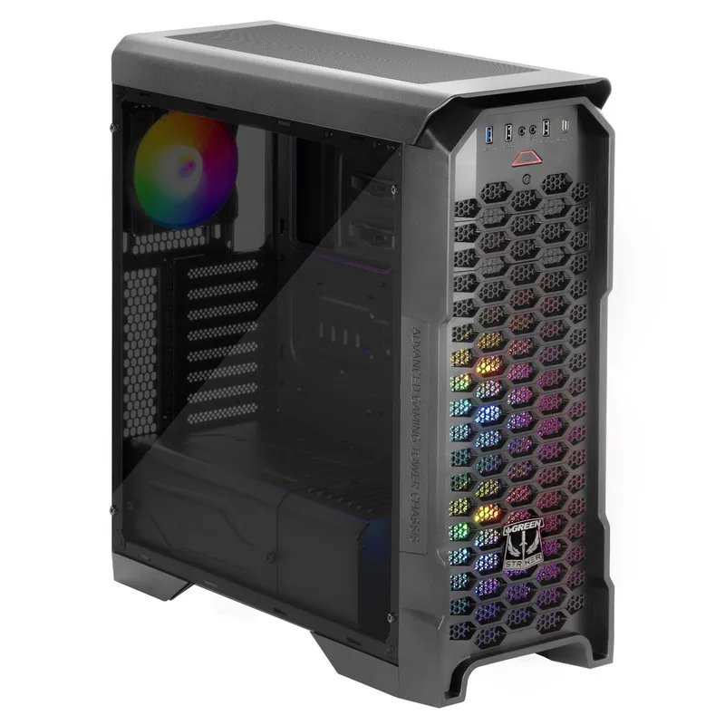 GREEN STRIKER FRGB GAMING CASE