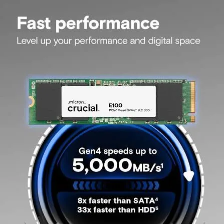 SSD Crucial E100 M.2 480GB Gen4 - تصویر گالری 2