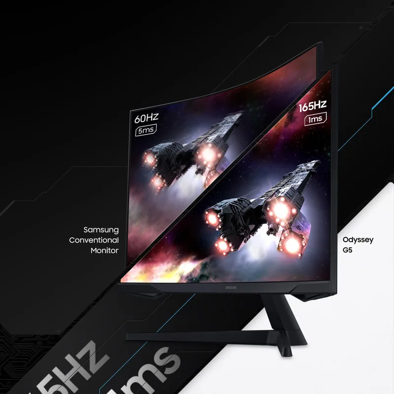 MONITOR SAMSUNG LS32CG552 G5 Odyssey Gaming Curved - تصویر گالری 4
