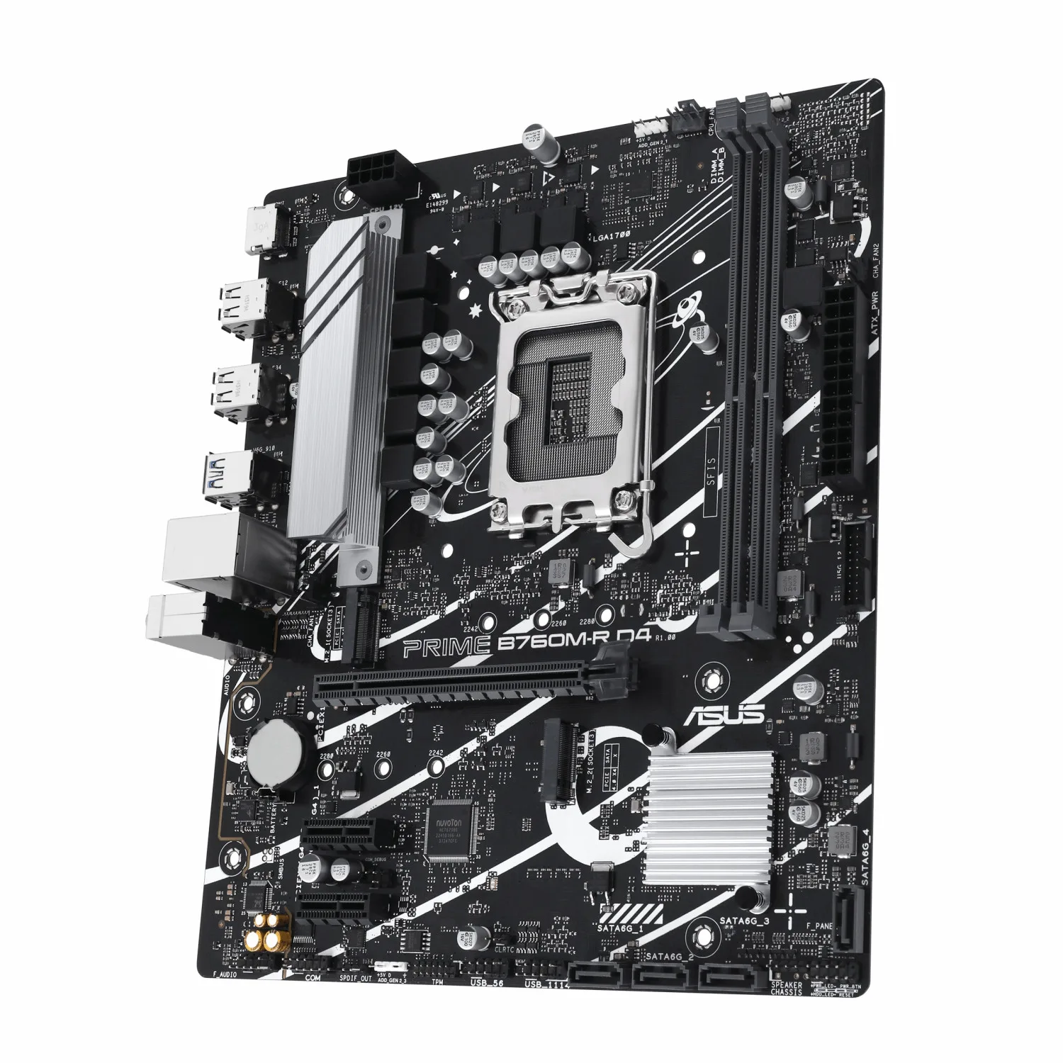 مادربرد ASUS Prime B760M-R D4 - تصویر گالری 3