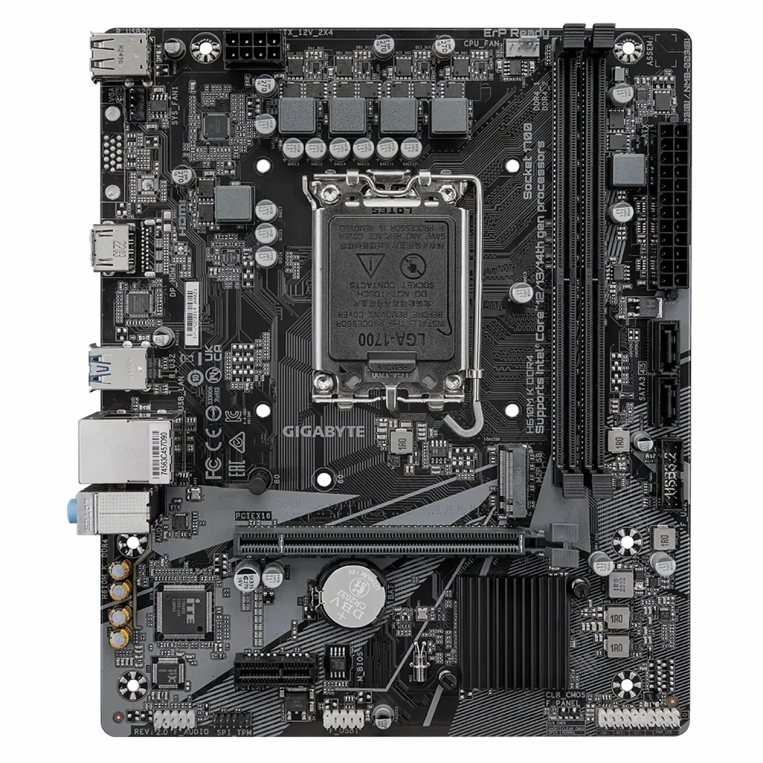 مادربرد GIGABYTE H610M K DDR4 - تصویر گالری 2